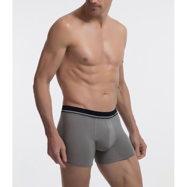 Boxer Abanderado 77I Gris - Algodón Elástico con Cintura Extrasuave