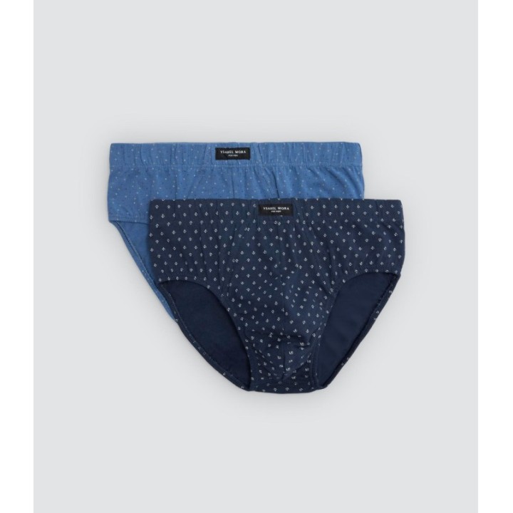 Pack 2 Slip YSABEL MORA 20456 - Algodón Lycra
