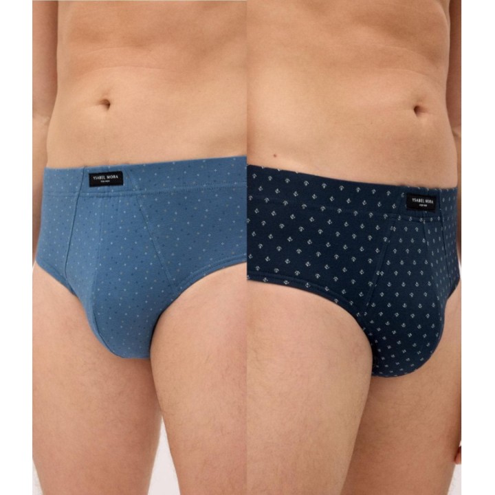 Pack 2 Slip YSABEL MORA 20456 - Algodón Lycra