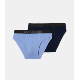 Pack 2 Slips Bambú Abanderado Sensitive - Azul Oscuro / Lavanda