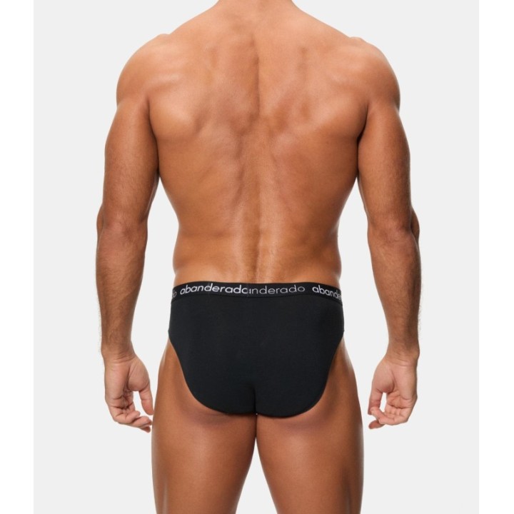 Pack 2 Slip Abanderado 595 1T0 Gris / Negro