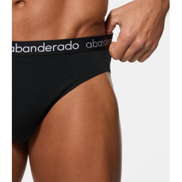 Pack 2 Slip Abanderado 595 1T0 Gris / Negro
