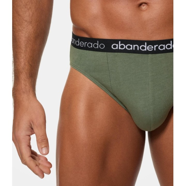 Abanderado 595 1TA - 2 kpl paksuslipsejä, khaki / musta
