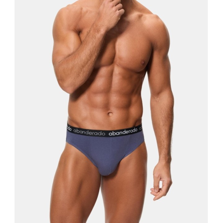 Pack 2 Slip Abanderado 595 1SU Azul / Gris