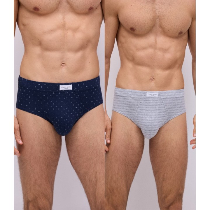 Pack 2 Slips YSABEL MORA 20401 - Algodón Lycra