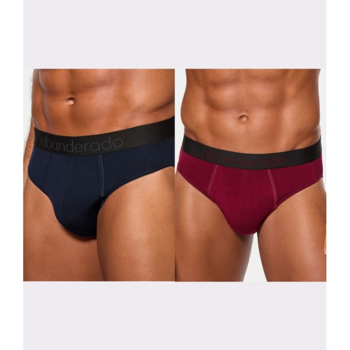 Pack 2 Slips Sensitive Abanderado - Marino y Granate