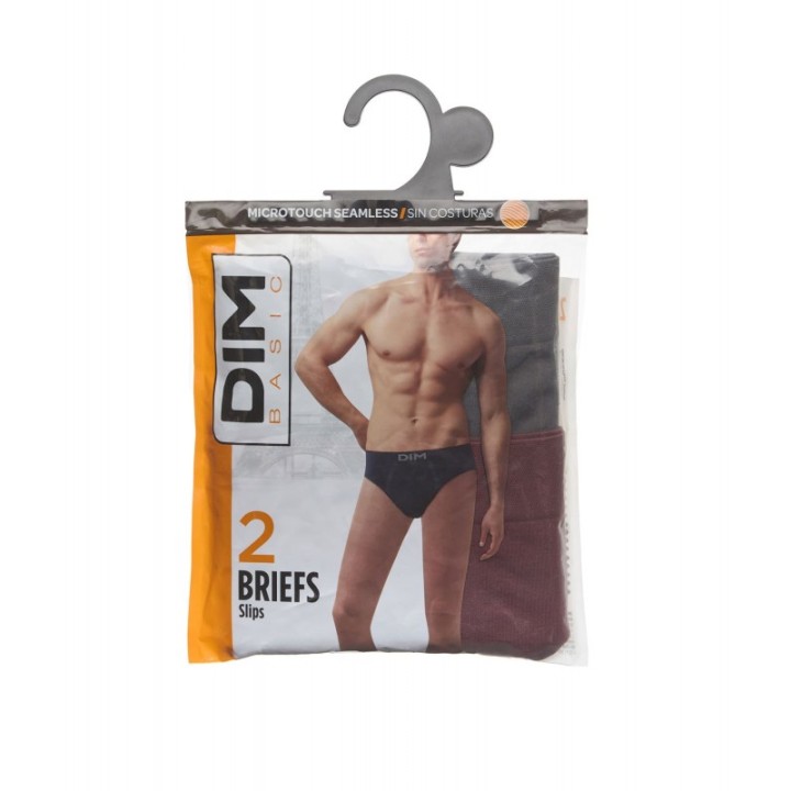 Pack 2 Slips Unno by DIM Gris/Granate