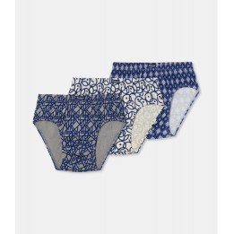 Pack 3 Slips Semicorto Abanderado - Oferta Azul GEO