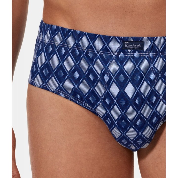 Pack 3 Slips Semicorto Abanderado - Oferta Azul GEO
