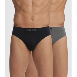 Pack 2 Slips Unno by DIM - Negro/Gris