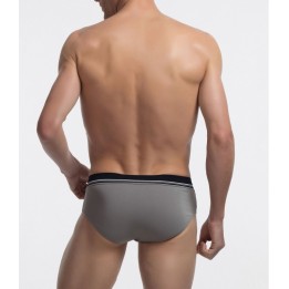 Slip Abanderado 77H Gris - Algodón Elástico con Cintura Extrasuave