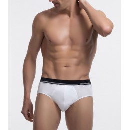 Slip Abanderado 77H Blanco - Algodón Elástico con Cintura Extrasuave
