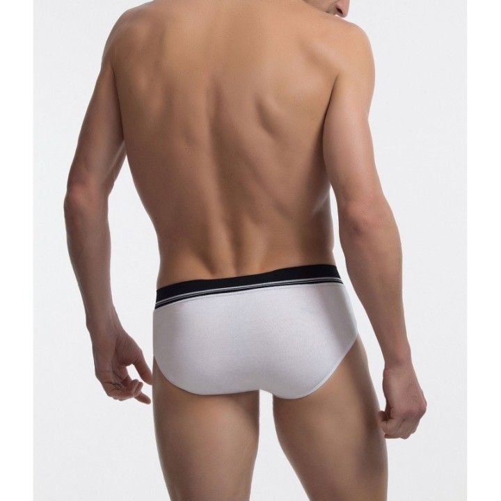 Slip Abanderado 77H Blanco - Algodón Elástico con Cintura Extrasuave