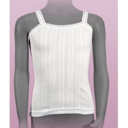 Camiseta de Tirantes Calada para Niña FRAJIMU - Algodón