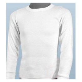 Camiseta Térmica Manga Larga 100% Algodón Felpado - FRAJIMU