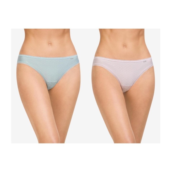 Pack 2 Braga Bikini AVET 33075 MALVA/TURQUESA