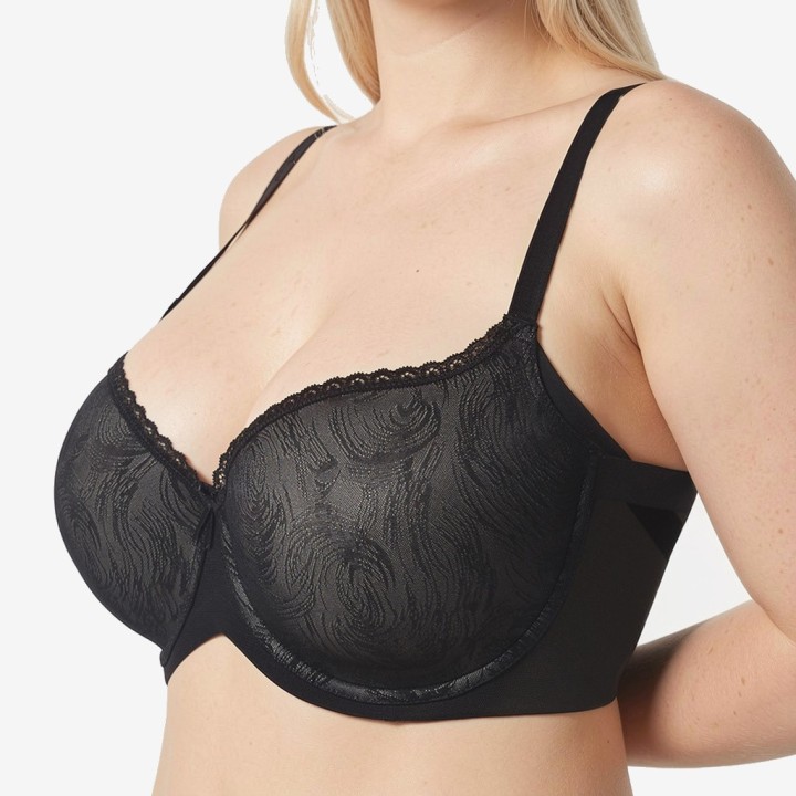 Selene Violeta Sujetador mujer con aros y relleno para mujer