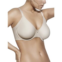 Underwired bra without padding