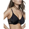 Underwired bra without padding